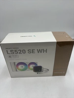 Infinity Series DeepCool LS520 SE WH 240mm Liquid CPU Cooler ~ Factory Sealed - Image 1 of 3