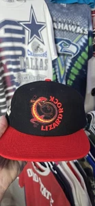 Vtg Marlboro  Strapback Cigarette Smoking Promo Lizard Rock Strapback Hat Cap.  - Picture 1 of 7