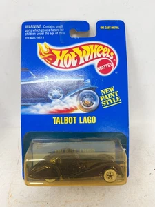 Vintage Hot Wheels Talbot Lago Blue Card #250 White Walls - Picture 1 of 4