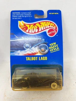 Vintage Hot Wheels Talbot Lago Blue Card #250 White Walls - Image 1 of 4