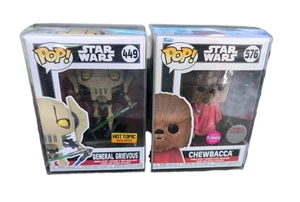 Disney Funko Pops Star Wars Chewbacca A Flicked And Grievous - Bild 1 von 3