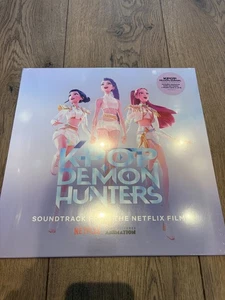 KPop Demon Hunters Cast ✨ Vinyl LP + FOLD OUT POSTER + PHOTO CARD 1/4 ✨ NEW - Picture 1 of 2