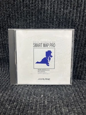 🔥Alpine NVS-A0003-2.0  (Mid Atlantic) CD-ROM Navigation Smart Map Pro Disc Used - Image 1 of 4