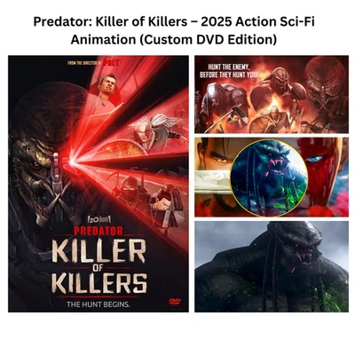 Predator Killer of Killers Custom DVD 2025 Region Free English Audio Subs - Image 1 of 3