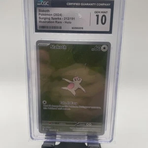 Pokemon Scarlet & Violet Surging Sparks Slakoth #212/191 CGC 10 - Bild 1 von 2