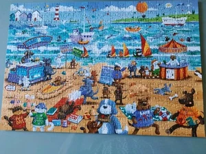 Gibsons "Beach Buddies" 500 Piece Jigsaw Complete - Picture 1 of 10