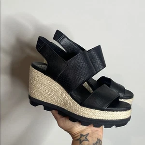 Sorel Joanie II Damen-Sandalen Fersenriemen Espadrille Keilabsätze Größe 7,5 - Bild 1 von 6