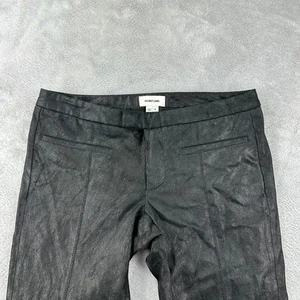 Helmut Lang Black Leather Pants Women’s Size 6 US - Picture 1 of 12