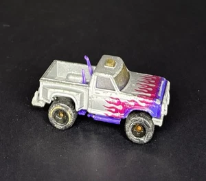 Vintage 1982 Matchbox Pickup Camion Flareside Ford F150 Argento Con Fiamme - Foto 1 di 8