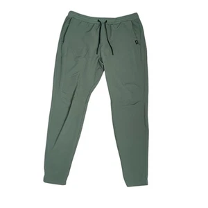 UNRL Jogginghose Herren XL grün Performance Stretch Tapered Zip Taschen Gym LESEN - Bild 1 von 9