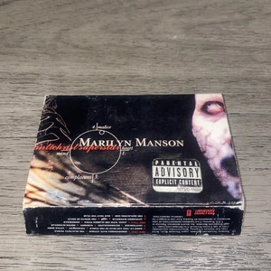 Marilyn Manson Antichrist Superstar READ Cassette Tape Outer Sleeve ONLY No Tape - Imagen 1 de 11