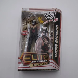 WWE Elite Flashback Papa Shango Series 12 Signed Figure Hat Staff Boxed Authenti - Picture 1 of 7