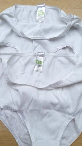 Hermko - 2 x Taillenslip, Bio Baumwolle, Weiß Gr. L - Bild 1 von 4