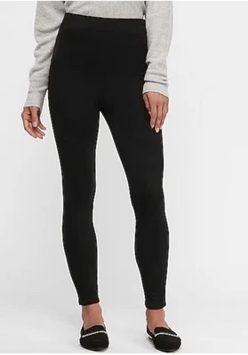 Women’s Express Faux Suede Leggings Size Large Inseam 26.5 Inches High Rise - Image 1 of 4