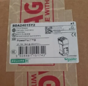 Square D BDA24015Y2-AC 15 Amp 2 Pole 480V AC BDA Series BD15 PowerPact I Line - Picture 1 of 1