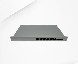 CISCO MERAKI MS220-24P 24 Port PoE 4 Port SFP Switch - UNCLAIMED - Picture 1 of 6