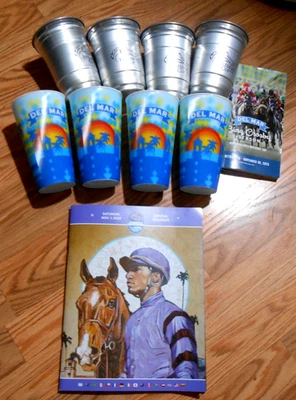 Breeders Cup Program NOV. 1 и 4 3D чашки 20 унций и 4 АЛЮМИНИЕВЫЕ чашки селекционеров 16 унций - Изображение 1 из 4