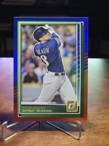 2025 Panini Donruss - Ryan Braun #59 Red & Blue - Picture 1 of 2