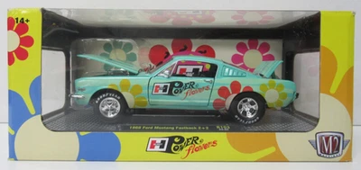 M2 Machines Hurst Blue 1966 Ford Mustang Fastback 2+2 R103 23-02 1:24 Scale - Image 1 of 4