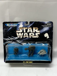 Micro Machines Star Wars IV Probot AT-AT Snowspeeder Galoob 1995 Neu in OVP - Bild 1 von 4
