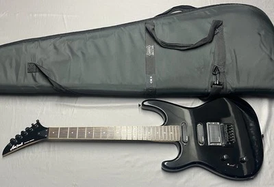 Aria Pro II XR Series Electric Guitar Black Vintage 1980s Black & Carrying Case - Image 1 of 4