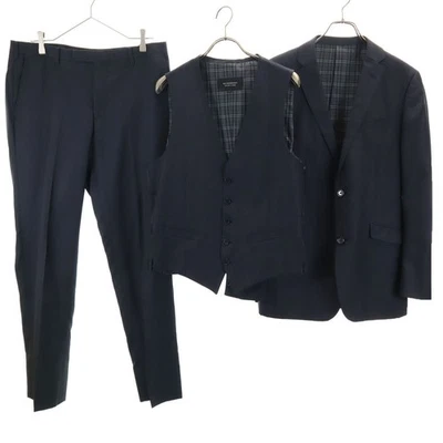 BURBERRY BLACK LABEL wool blend Striped Pattern suit Setup Men's - Image 1 of 4