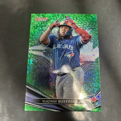 2022 Bowman's Best - Vladimir Guerrero Jr. #29 Green Mini-Diamond Refractor /99 - Image 1 of 2
