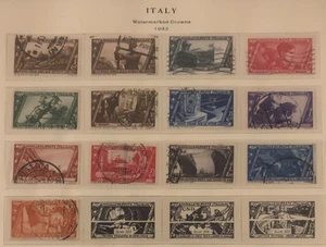 Italy Scott# 290 // 302 1932 used - Picture 1 of 1