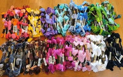 DMC 25  Embroidery Floss Thread Lot Of 400--multi color - Image 1 of 4