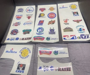 Vintage 1994 NBA Team Logo Stickers 26 Stickers Total - Picture 1 of 6