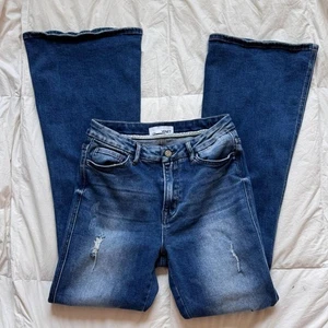 vervet flying monkey Faded distressed Schlagjeans Medium Wash Boho Country - Bild 1 von 8