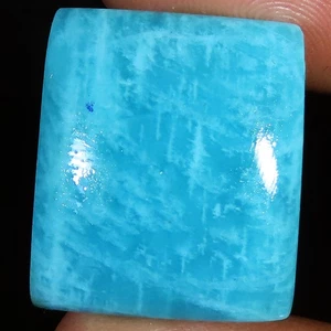 100% Natural AMAZONITE Cushion Cabochon A++ Gemstone 29.85 CT 19x23x6 mm WR288 - Picture 1 of 7