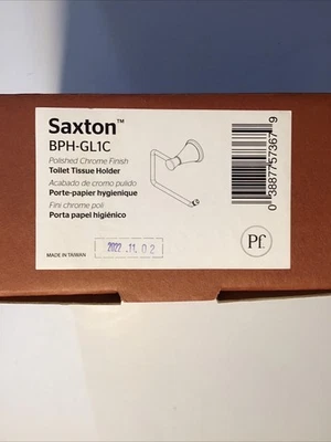 Pfister Saxton держатель туалетной бумаги BPH-GL1C полированная хромированная отделка. Новый в коробке. - Изображение 1 из 3