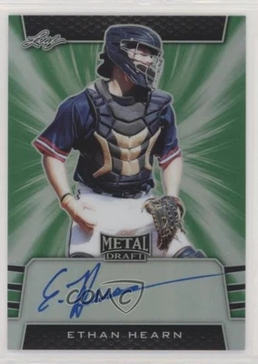 2019 Leaf Metal Draft Green /10 Ethan Hearn #BA-EH1 Auto - Image 1 of 2