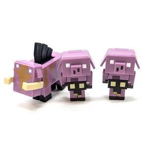Minecraft Legends Nether Invasion 2 Piglin & Boar lose Actionfiguren Set - Bild 1 von 6