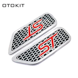 1 par de insignia de guardabarros deportivo 3D ST emblema de aluminio para Ford Focus Fiesta Mondeo Reino Unido - Imagen 1 de 7