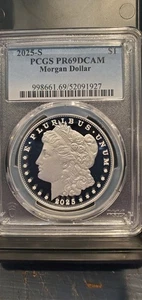 Monster Frost 2025-S PCGS PR69DCAM Silver Morgan Dollar - Picture 1 of 2