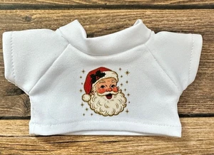 FITS labu Doll Clothes Tee Shirt 15-17cm Christmas Holiday Santa Claus - Picture 1 of 1