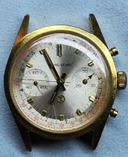 Gold Plated 620 favre leuba vintage Chronograph Watch