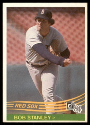 1984 Donruss #644 Bob Stanley - POOR Yellow - Image 1 of 2