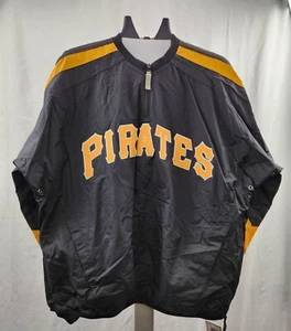 Pittsburgh Pirates Pullover mit Viertelreißverschluss AUTHENTISCH Majestic MLB Kollektion ERWACHSENE - Bild 1 von 8