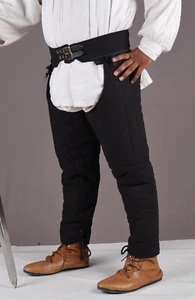 Pantalones Medievales, Pantalones Renacentistas, Armadura Acolchada Gruesa, Leggings Chausses - Imagen 1 de 11