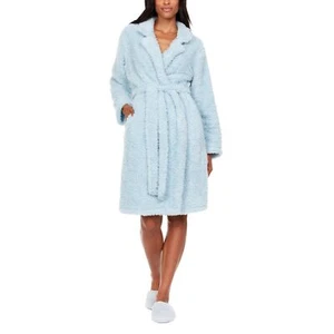 Flora Nikrooz Womens Tie Robe Size L/XL Color Blue - Picture 1 of 4
