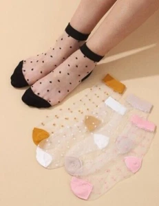 10x unsichtbare Damen-Trainersocken Netz transparent Spitze durchsichtig Netz Fischernetzsocken - Bild 1 von 12