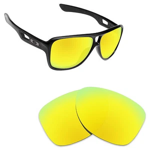 Hawkry Polarized Replacement Lenses for-Oakley Dispatch 2 Sunglass 24K Golden - Picture 1 of 3