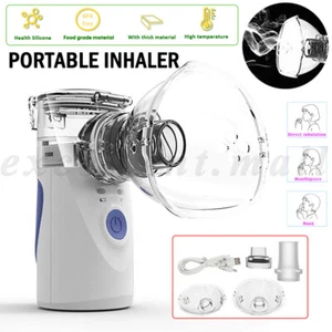 Mini Handheld Ultrasonic Atomizer Machine Mist Respirator Humidifier Low Noise - Picture 1 of 12