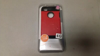 Spigen Slim Armor Metal Series iPhone 4 Case / Red - Image 1 of 4