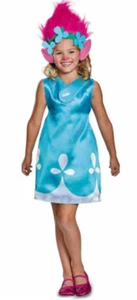 New Troll Poppy Child Girls Costume Medium 7-8 yrs - Picture 1 of 1