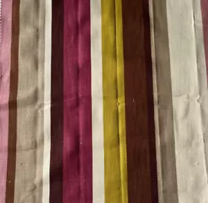 Kravet Multicolored Striped Designer 24x24" Fabric Remnant - Picture 1 of 3