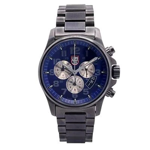 Luminox Atacama Chrono 1840 series 42mm Steel Blue Dial Men Quartz Watch XL.1844 - Picture 1 of 3